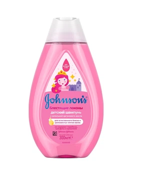 Шампунь Johnson's Baby Блестящие локоны 300 мл (3574669907293)