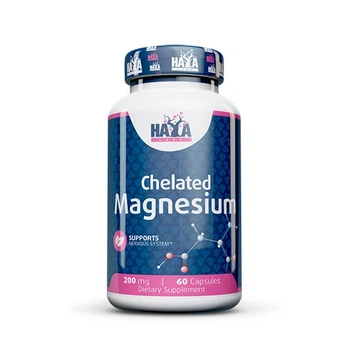 Хелат магнію Haya Labs Chelated Magnesium 200 mg, 60 капсул