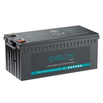 Аккумуляторная батарея Exelon LiFePO4 12,8V 200Ah 2560Wh (522x240x224), 19,1kg