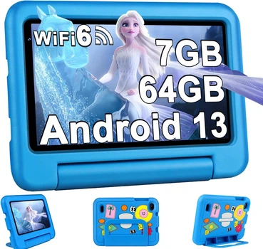 Планшет 7" Oangcc A8 7/64Gb 4 ядра Android 13 Синий