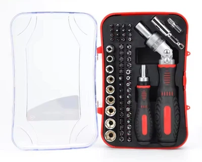 Набор инструмента 61 предмет LechgTools отвертка с трещоткой LC-90061