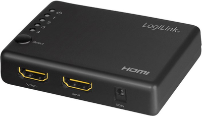 Przełącznik wideo LogiLink 4 x HDMI 4K 30 Hz (4052792062342)