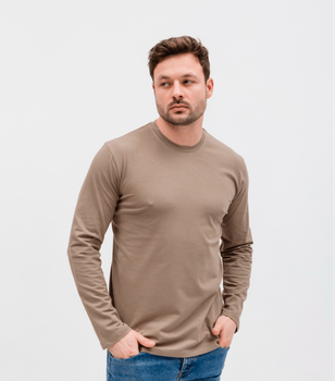 Мужской однотонный лонгслив - HECTOR - 25100 - XXL - Playa