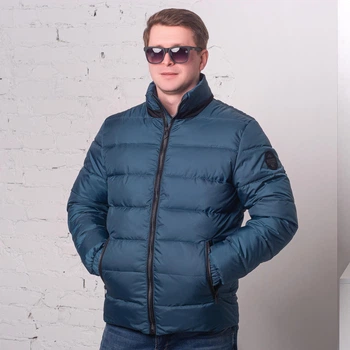 Куртка мужская весенняя большого размера UF-Fashion АН – 28 52 морская волна