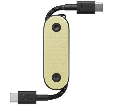 Кабель Native Union Pocket Cable USB-C to USB-C Lemon (POCK-C-LMO-NP)