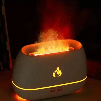 Ультразвуковий зволожувач повітря Doctor-101 Blaze з ефектом полум'я й різнобарвним нічником на 7 кольорів