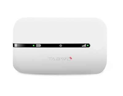 Аккумуляторный беспроводной роутер модем маршрутизатор для SIM-карт 4G LTE с Wi-Fi 150Mbps 3G (477873-Prob) Белый