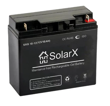 Акумуляторна батарея SolarX SXG 18-12