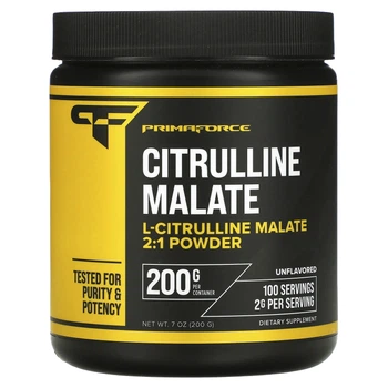 Формула с оксидом азота Primaforce, Citrulline Malate, Unflavored, 7.3 oz (204 g) (11966708)