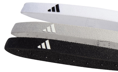 Zestaw opasek do włosów Adidas Hairband IK0471 3 szt (4066763990527)