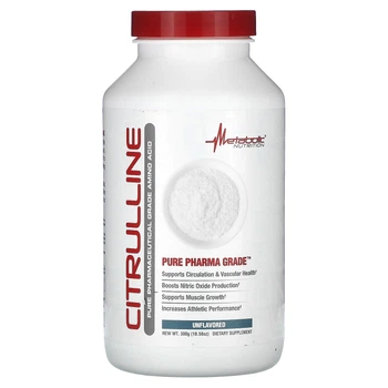 Формула с оксидом азота Metabolic Nutrition, Citrulline, Unflavored , 10.58 oz (300 g) (11966780)