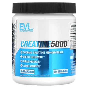 Креатин EVLution Nutrition, CREATINE5000, Unflavored, 10.58 oz (300 g) (11964820)