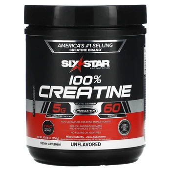 Креатин SIXSTAR, 100% Creatine, Unflavored, 10.58 oz (300 g) (11964838)