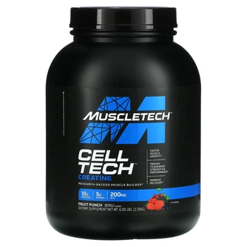 Креатин MuscleTech, Performance Series, CELL-TECH Creatine, Fruit Punch, 6.00 lb (2.72 kg) (11964844)