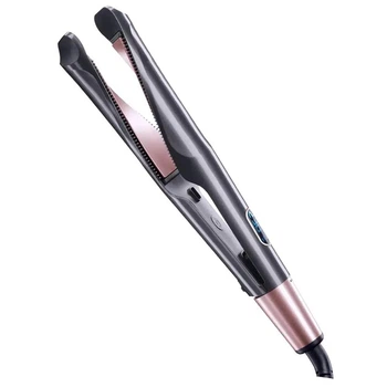 Плойка спиральная для создания локонов HAIR CURLER 106 WM-002 2 в 1 утюжок и выпрямитель серый (21-14-15069)