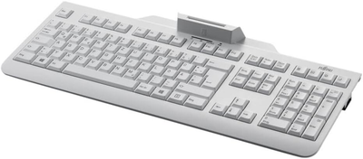Повнорозмірна дротова клавіатура Fujitsu KB100 SCR White