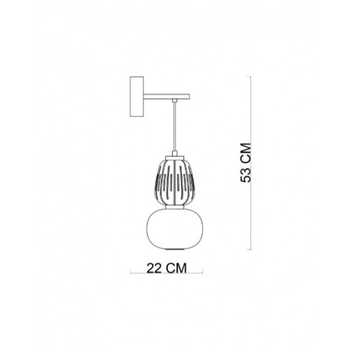 Бра Italux WL-98374-18W-CH Eris Led 1x18W 3000K 2235Lm IP20 Chrome (063948)