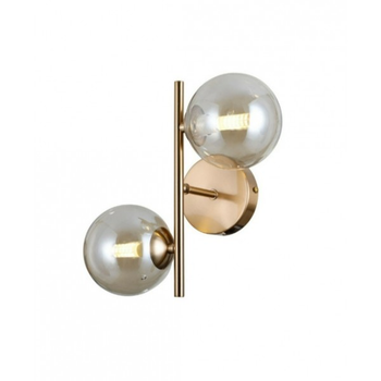 Бра Italux WL-2244-2-HBR Erimida G9 2x5W IP20 Brass (063990)