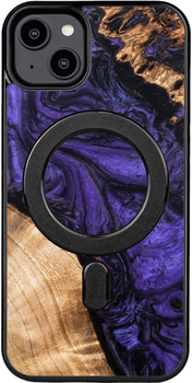 Панель Bewood Unique Orange для iPhone 15 Plus з MagSafe Purple/Black (5907511793054)