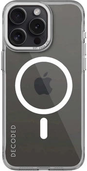 Etui Decoded Clear Case do Apple iPhone 15 Pro Max z MagSafe Ice (8720593010799)