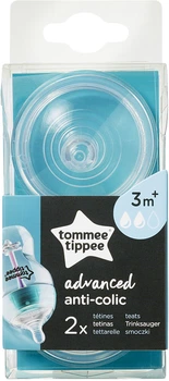 Соска антиколиковая Closer to Nature Tommee Tippee "Средний поток" 2 шт (5010415211286)