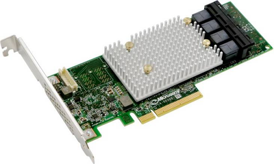 Плата розширення Adaptec SmartRAID 3154-16i 4GB SAS 16 HDD Sgl. PCIe x8 12 Gbps Low Profile (2295000-R)