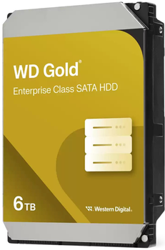 Жорсткий диск Western Digital Gold Enterprise Class 6TB 7200rpm 256MB 3.5" SATAIII (WD6004FRYZ)