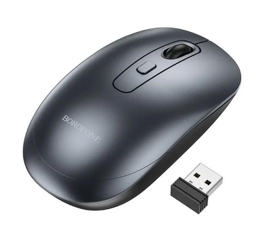 Мышь беcпроводная Borofone BG13 1600 DPI для пк и ноутбуков черный