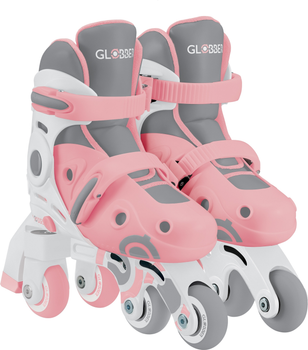 Роликовые коньки Globber 2 в 1 размер 30-33 Пастельно-розовые (783-210)