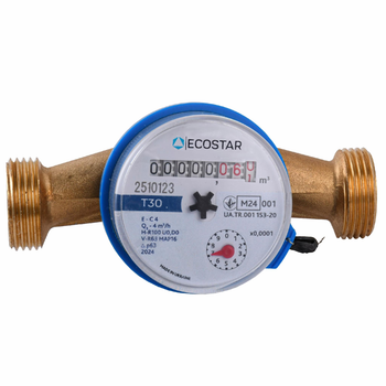 Лічильник холодної води ECOSTAR DN20 3/4″ L130 E-C 4,0 (GSR-000021864)