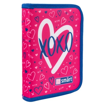 Пенал школьный Hearts Smart HP-03 с 1 отворотом 533278