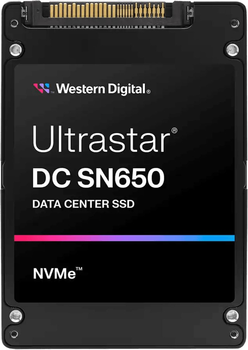 SSD диск Western Digital Ultrastar SN650 WUS5EA176ESP5E3 7.68TB U.3 PCI Express 4.0 3D NAND TLC (0TS2374)