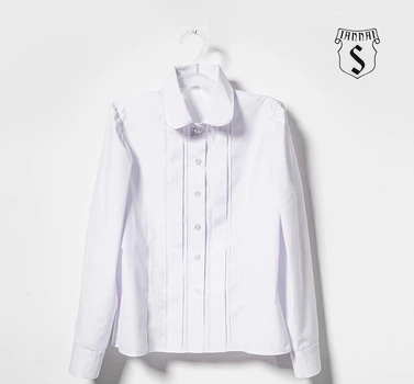 Блуза для дівчинки біла 134р Арт. P-06 Anna-s
