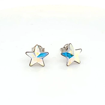 Срібні сережки Spark зі Swarovski Star Studs K474510AB