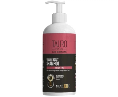 Шампунь для надання об'єму шерсті собак та котів Tauro Pro Line Ultra Natural Care Volume Boost Shampoo 1000 мл (TPL63584)
