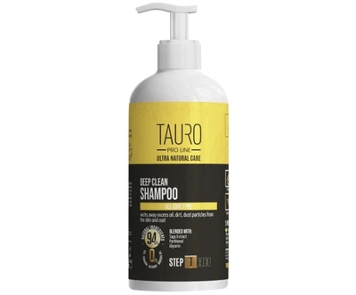Шампунь для глибокого очищення шкіри та шерсті собак і котів Tauro Pro Line Ultra Natural Care Deep Clean Shampoo 1000 мл (TPL63590)
