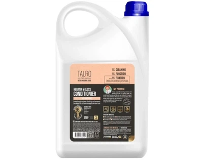 Кератиновий кондиціонер для шерсті собак та котів Tauro Pro Line Ultra Natural Care Keratin & Gloss Conditioner 3785 мл (TPL63611)