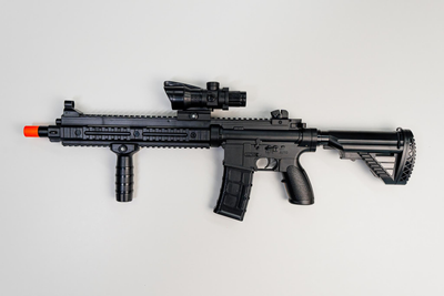 Дитячий іграшковий автомат на орбізах Орбіган M416 Black гідрогелевими кулями Гель бластер акумуляторний + 1000 орбізів