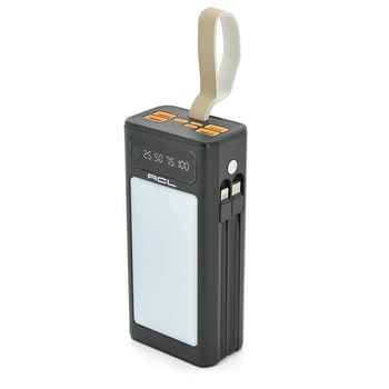 Powerbank ACL PW-85 30000mAh прикурювач Type-C Lighting зовнішній акумулятор чорний Box
