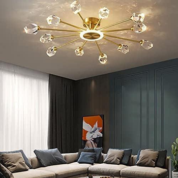 LED-Люстра Сапфір , Золота -12+1