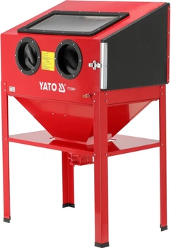 Kabina piaskarska YATO 220 l, zasil. 230 V, 0.27-0.82 MPa, zuż. pow. 424-707 l/min, 138x94x58 cm (YT-55841)