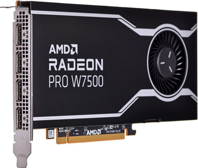 Відеокарта AMD PCI-Ex Radeon Pro W7500 8GB GDDR6 (128bit) (1700/10800) (4 x DisplayPort) (100-300000078)