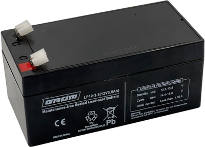 Тяговый аккумулятор Grom AGM 3.5Ah 12V (СТ-00163962)