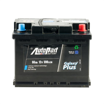 Батарея аккумуляторная AutoPart Galaxy Plus 12В 66Ач 610A(EN) R+(ARL066P00) пр-во AUTOPART