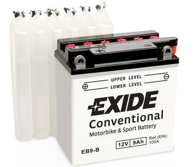 Батарея аккумуляторная Exide Conventional 12В 9Ач 100A(EN) L+(EB9B) пр-во EXIDE