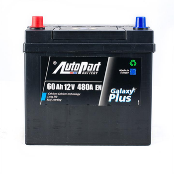 Батарея аккумуляторная AutoPart Galaxy Plus Japanese 12В 60Ач 480A(EN) L+(ARL060078) пр-во AUTOPART