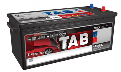 Батарея аккумуляторная TAB Magik Truck 12В 225Ач 1300A(EN) L+(126612) пр-во TAB