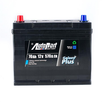 Батарея аккумуляторная AutoPart Galaxy Plus Japanese 12В 70Ач 570A(EN) L+(ARL070081) пр-во AUTOPART