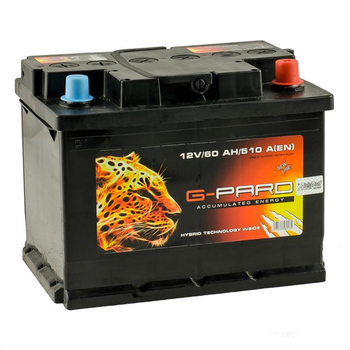 Батарея аккумуляторная G-Pard 12В 60Ач 510A(EN) R+(TRC06000) пр-во G-PARD