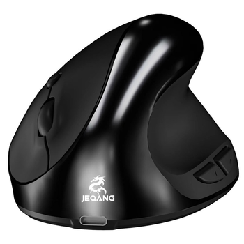 Беспроводная вертикальная мышь JEQANG JW-582 2.4G (Black) (194574)